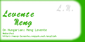 levente meng business card